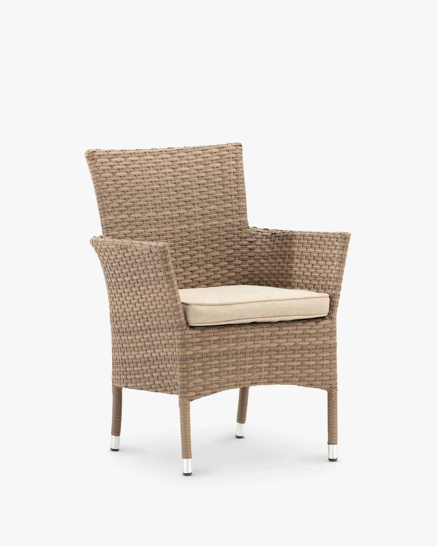 Stackable garden chair synthetic rattan