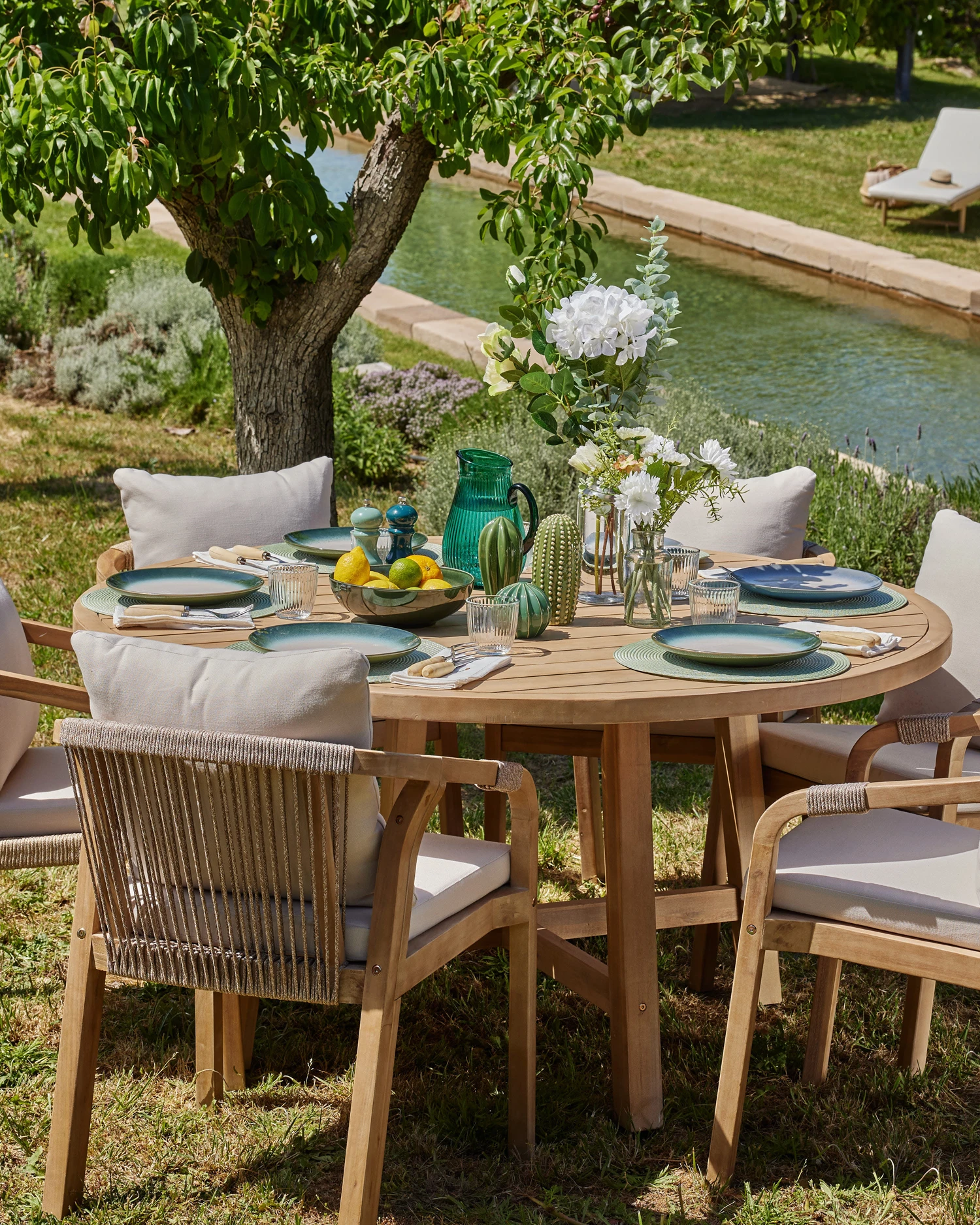 Sala da pranzo in giardino 6 posti