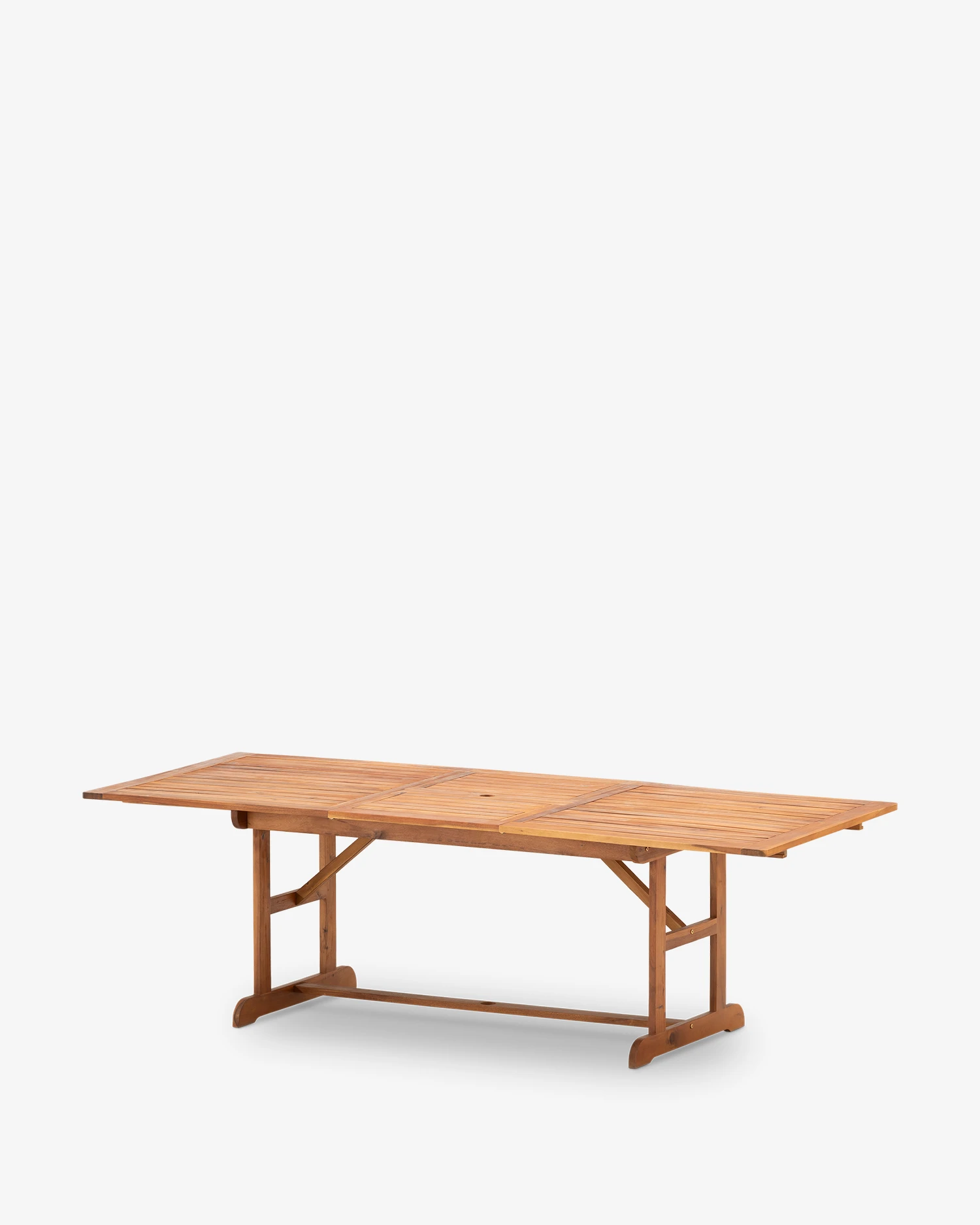 Extendable wooden garden table 180/240x100