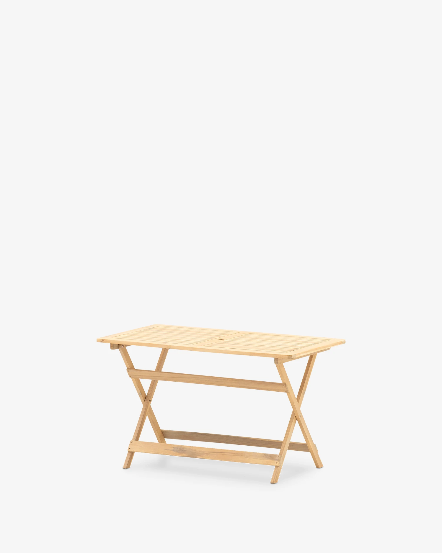 Table de jardin pliante en bois 120x70cm