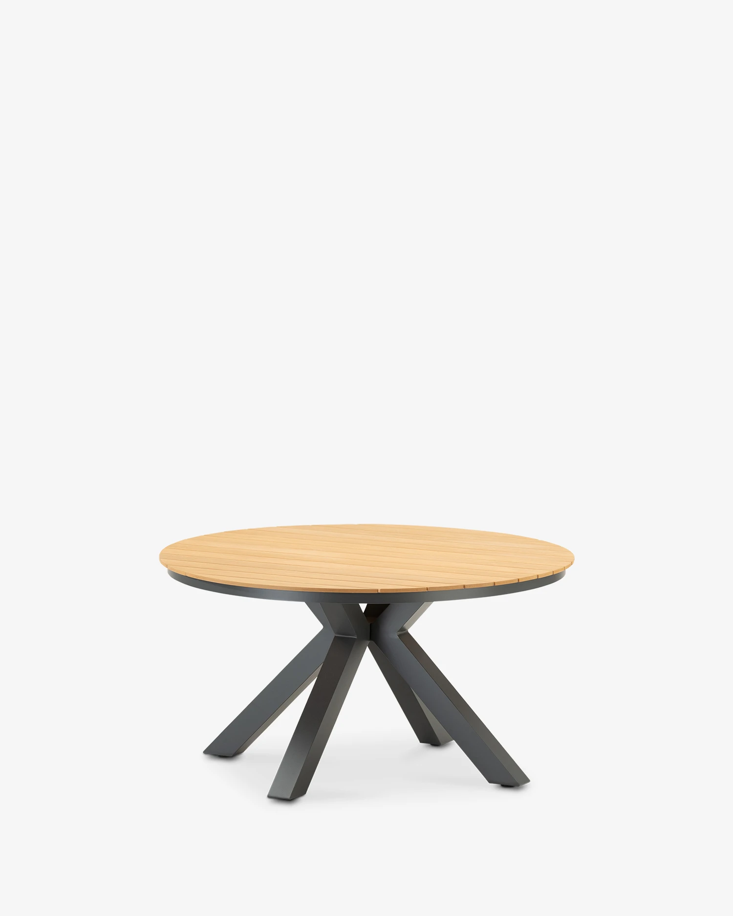 Anthracite round garden table