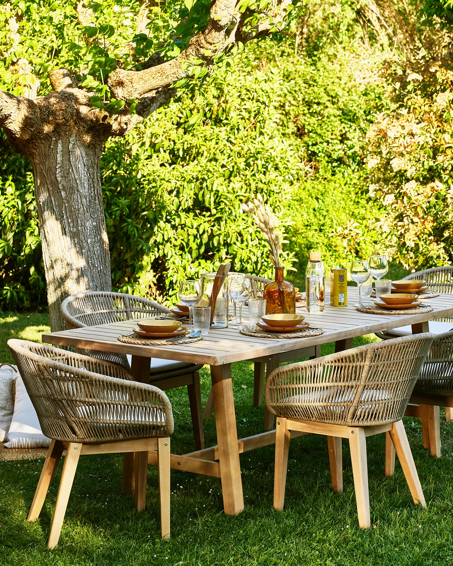 Comedor de jardín 6 plazas