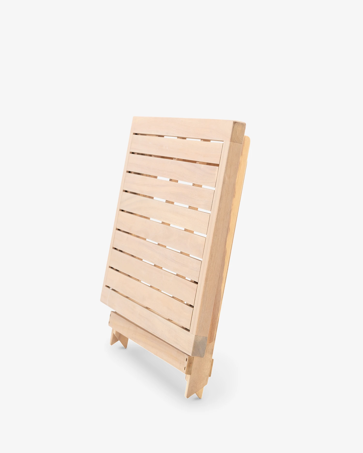 Mesa baja de exterior plegable madera