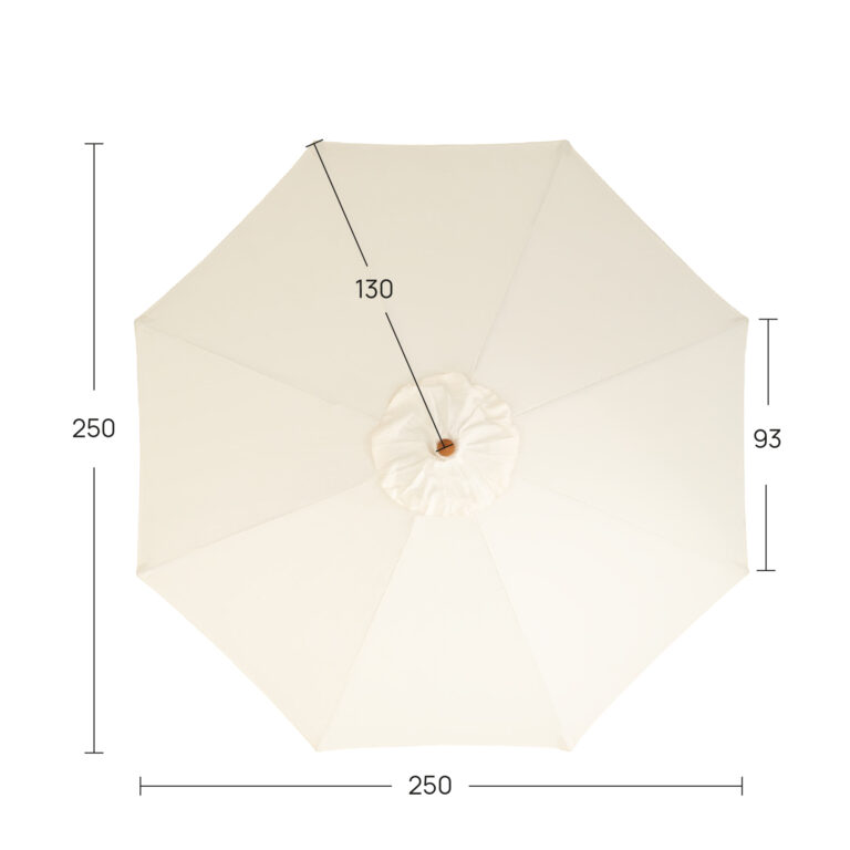 Recanvi de teixit para-sol rodó 250cm
