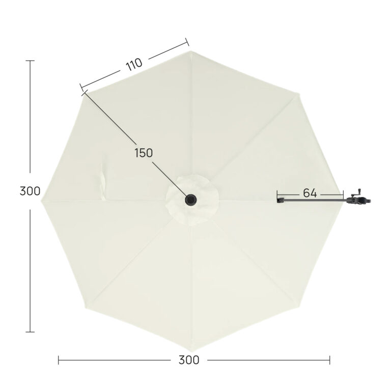 Recanvi teixit para-sol excèntric rodó 300cm