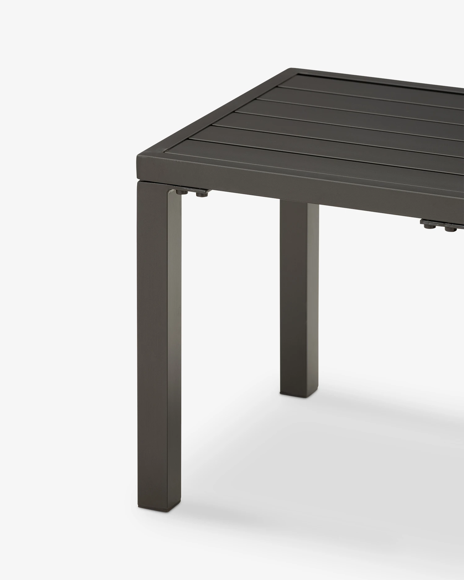 Aluminium side table