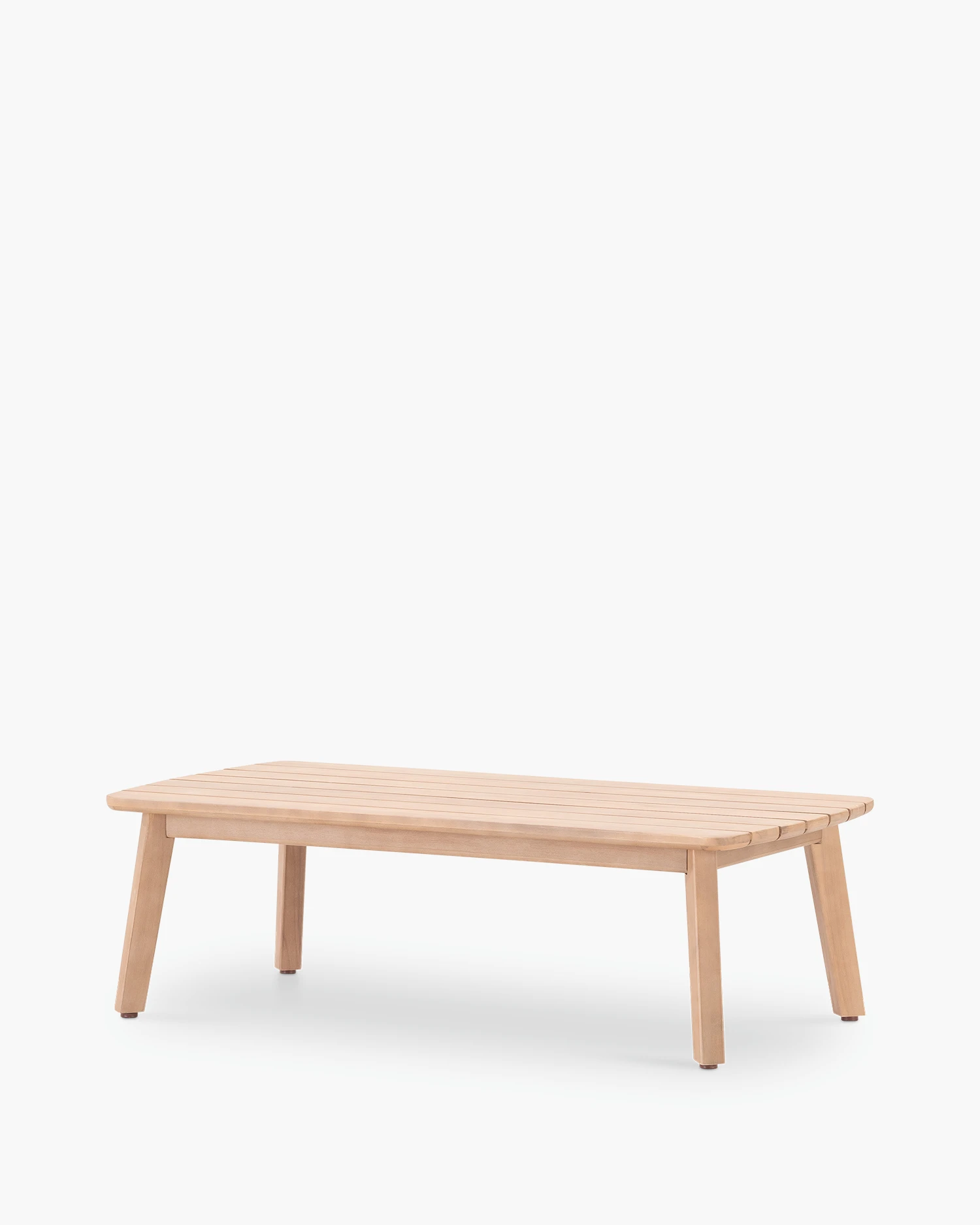 Low garden table wood 120x59cm