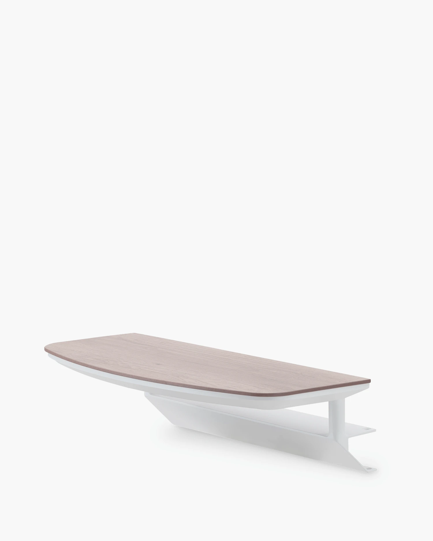 Tavolino da giardino modulare in alluminio e imitazione legno - Bianco Tavolino da giardino modulare in alluminio e imitazione legno - Bianco
