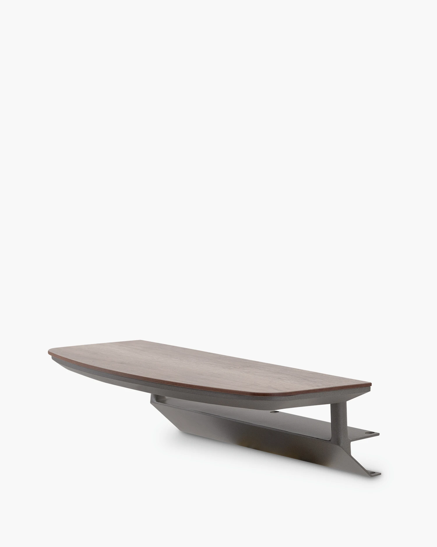 Tavolino da giardino modulare in alluminio e imitazione legno - Tortora Tavolino da giardino modulare in alluminio e imitazione legno - Tortora