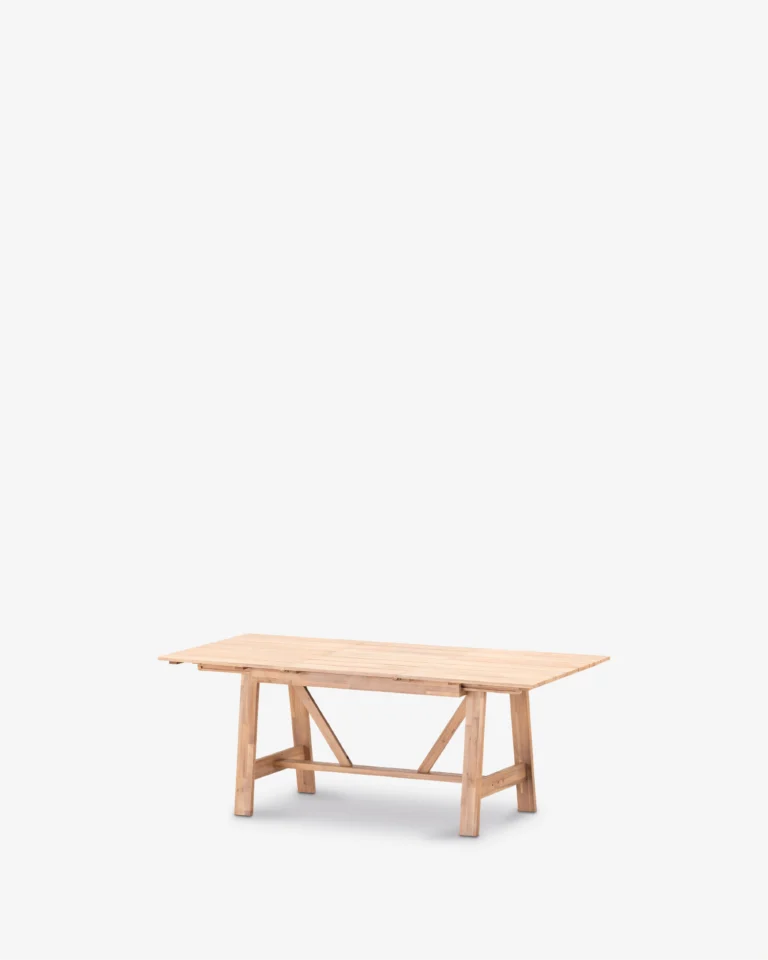 Conjunto comedor de jardín madera extensible 4 plazas