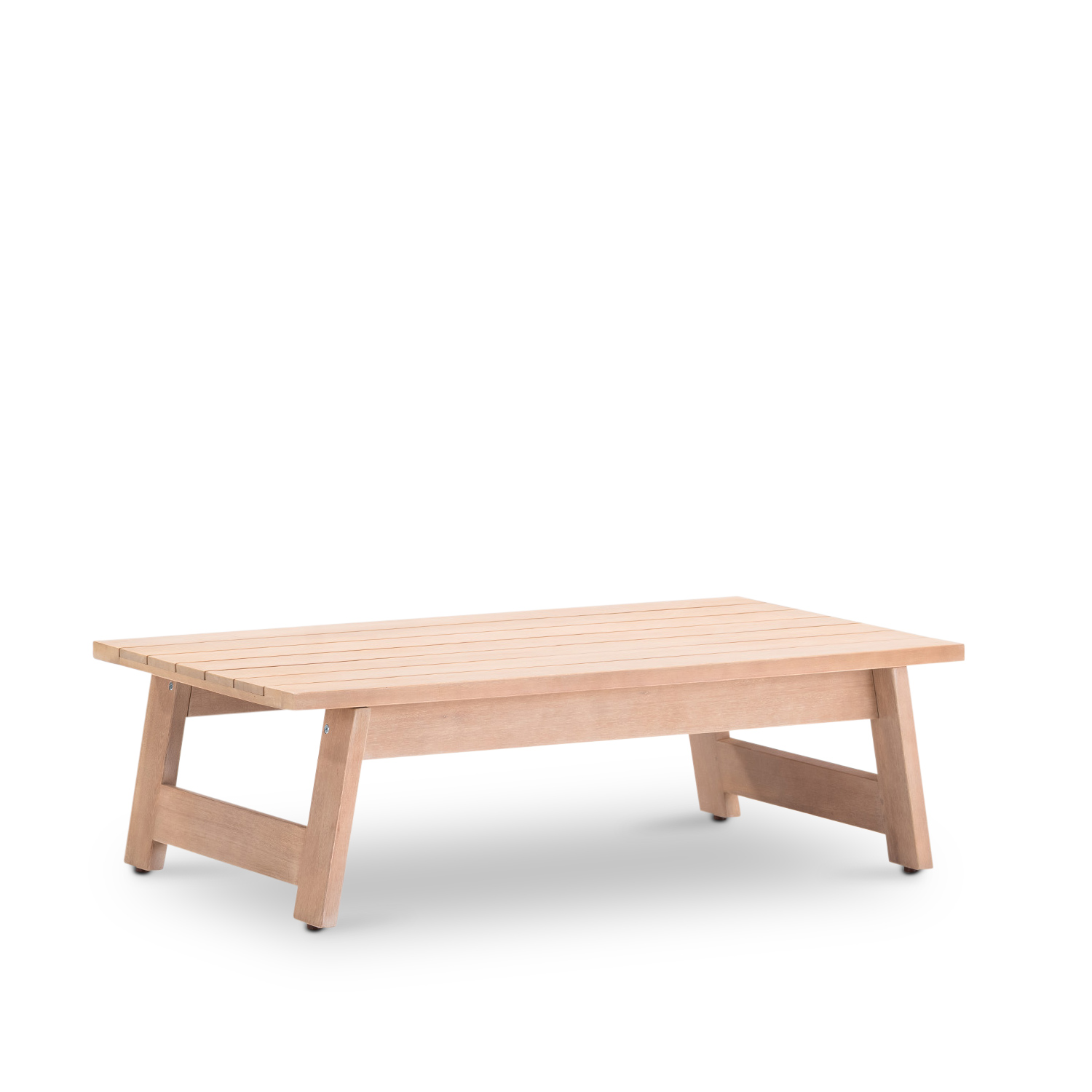 Low wooden table 120x67cm