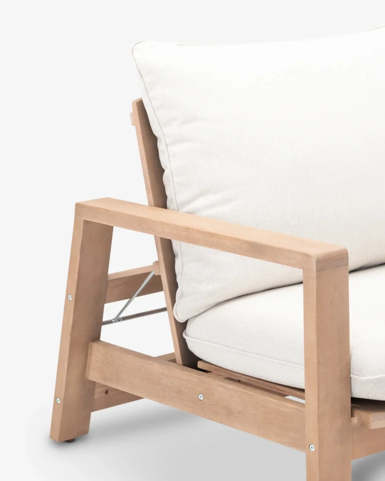 Pack 2 sillones reclinables madera