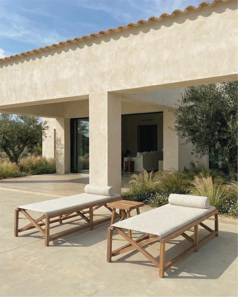 Conjunt 2 tumbones i taula