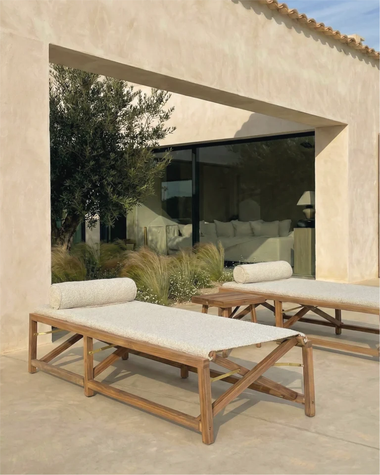 Tumbona safari amb coixí