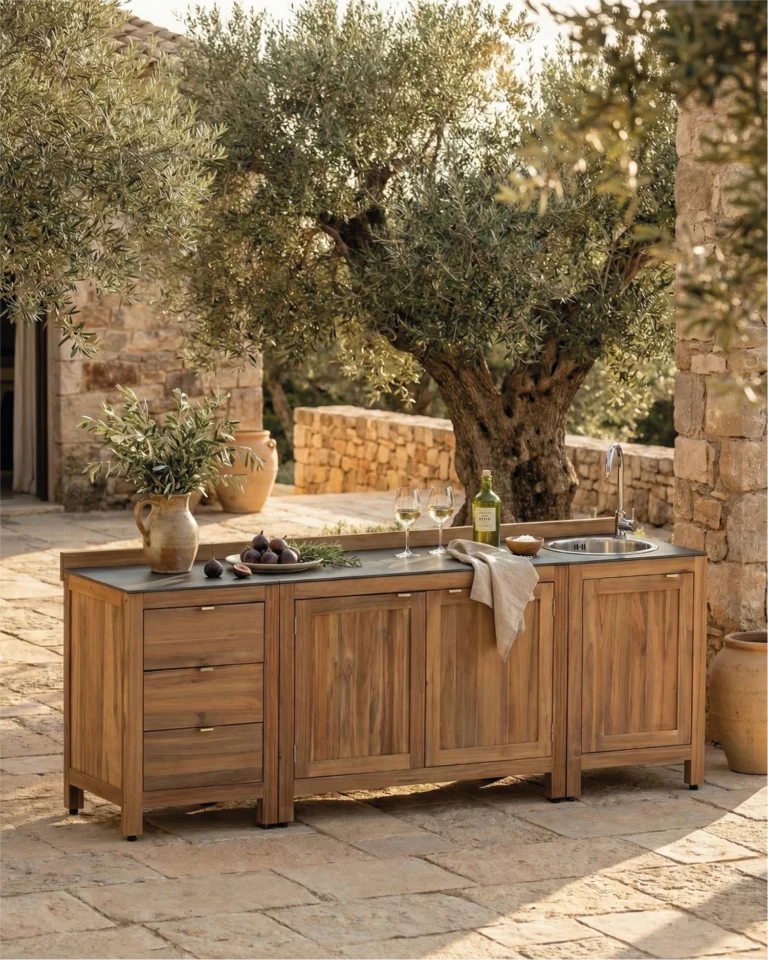 Set de cuisine d’extérieur 3 modules