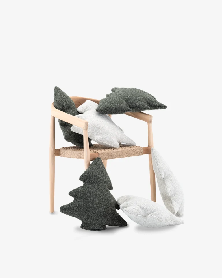 Coussin de Noël sapin vert