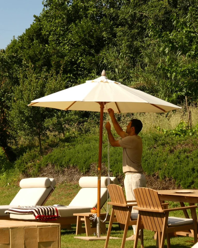 Para-sol fusta rodó 250cm